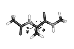 Solvated alanine dipeptide - thermodynamics and kinetics